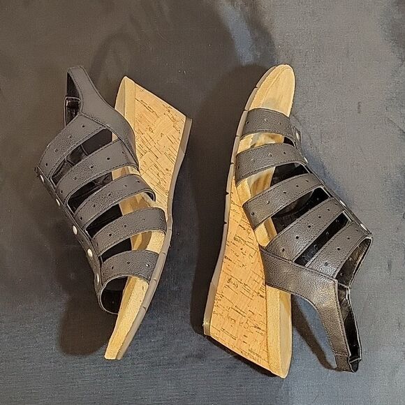 AEROSOLES CAKE SALE  ANKLE STRAP OPEN TOE 5 BAND STRAP SANDAL - Picture 10 of 14